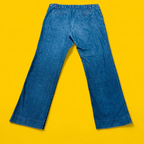 GAP Preppy Lagenlook Retro Casual Blue Wide Leg Denim Jeans 14R - Picture 6 of 6